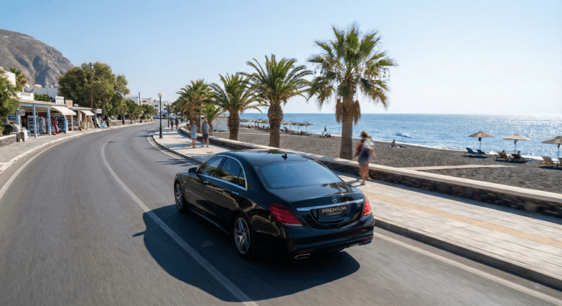 Best Taxi Service in Santorini – 24-Hour Taxi Tours, Port Transfers & Online Booking