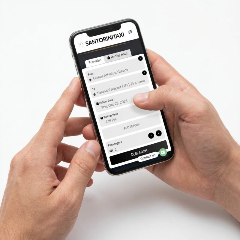 Taxi santorini online booking