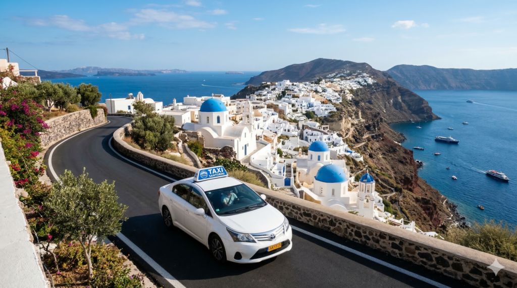 taxi in Santorini