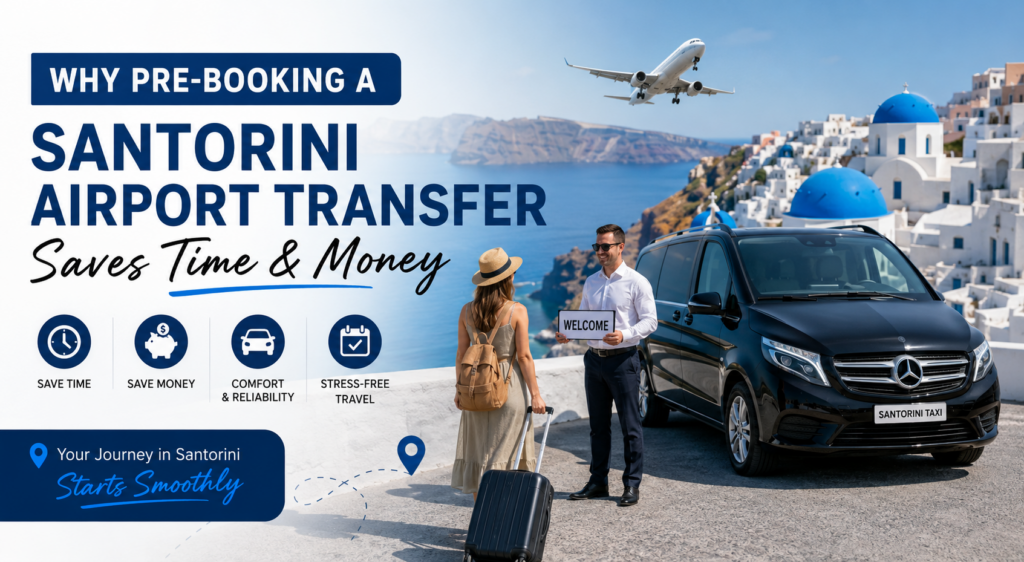 santorini-airport-transfer-saves-time-money-banner